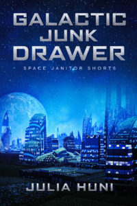 book cover for Galactic Junk Drawer