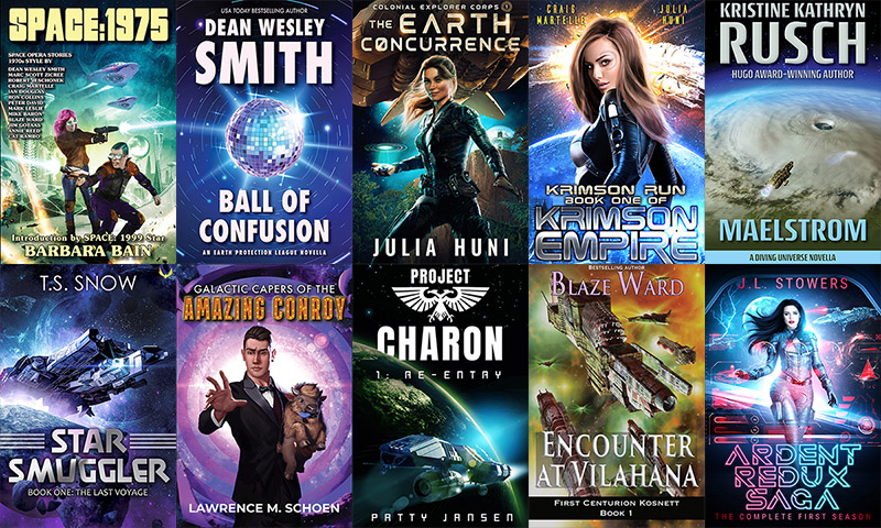 ten sci fi book covers from story bundle